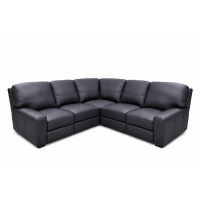Mavien Reclining Leather Sectional - Available with Power Recline | Power Lumbar