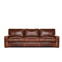 Max Deep or Regular Seating Leather Sofa or Set Get FREE Leather Samples