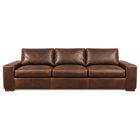 New River Oversized (Deep Seating) Leather Sofa or Set