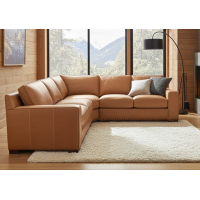 Sicelle Leather Sectional Get FREE Leather Samples