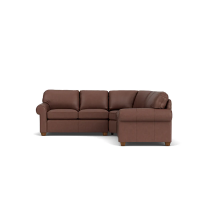 Flexsteel Thorton Stationary Leather Sectional