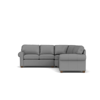 Flexsteel Thorton Stationary Leather Sectional