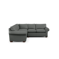 Flexsteel Vail Leather Stationary Sectional