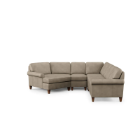 Flexsteel Westside Stationary Leather Sectional