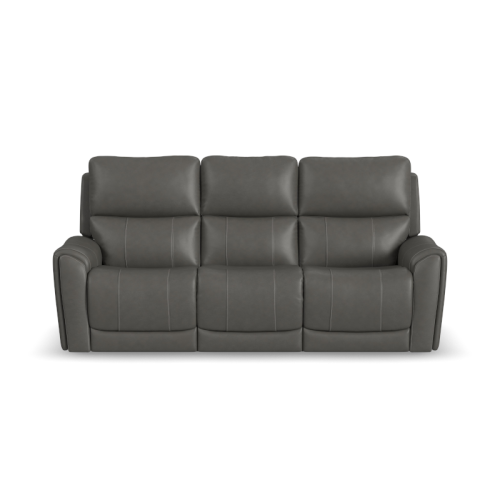 Flexsteel Carter Power Reclining Sofa or Set - With Power Tilt Headrest | Power Lumbar And Drop Down Table