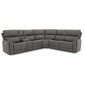 Flexsteel Carter Power Reclining Sectional With Power Tilt Headrest And Power Lumbar