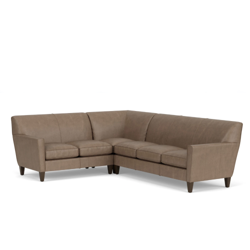 Flexsteel Digby Stationary Leather Sectional