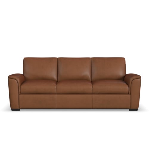 Flexsteel Henry Stationary Leather Sofa or Set In Stock Leather