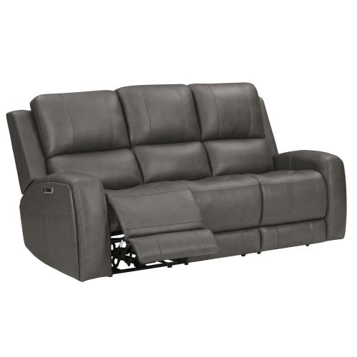 Belmont Leather Match Zero Gravity  Power Reclining Sofa Or Set With Power Headrest