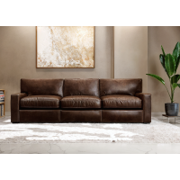 Max Deep or Regular Seating Leather Sofa or Set Get FREE Leather Samples