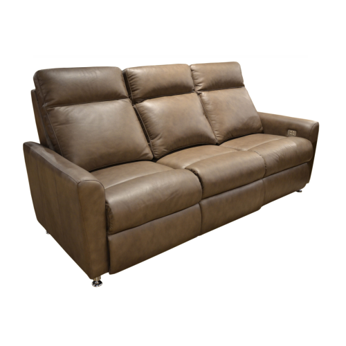 Kato Power Reclining Leather Sofa or Set Power Lumbar Available