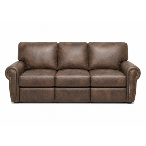 Beverra Reclining or Stationary Leather Sofa or Set - Available with Power Recline | Power Lumbar