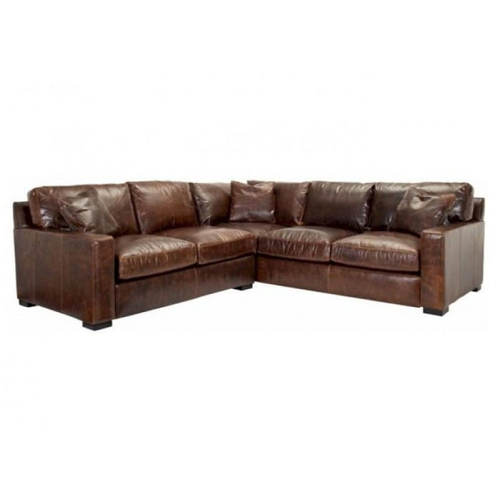 Max Deep Or Regular Seating Leather Sectional Get FREE Leather Samples