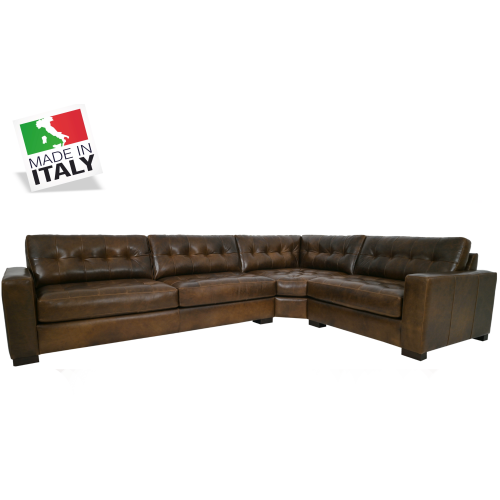 Milan Leather Sectional