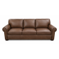Deland Leather Sofa Loveseat Chair Ottoman