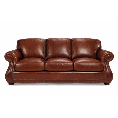 Russell Leather Sofa Loveseat Power Recliner Ottoman Available