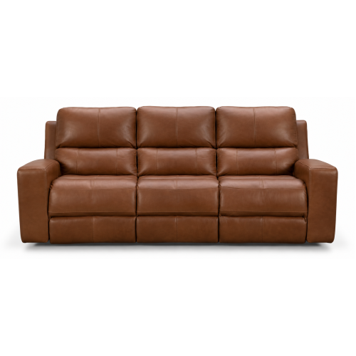 Apex Power Reclining Leather Sofa or Set With Power Tilt Headrest | Power Lumbar