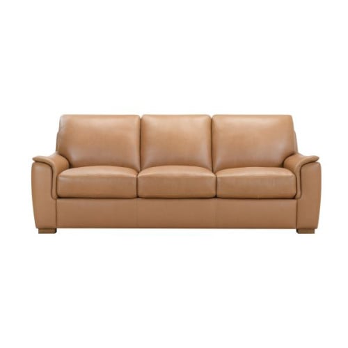 Macon Leather Sofa or Set Get FREE Leather Samples Available with a Push Back Recliner Chair
