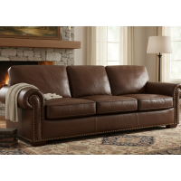 Floren Leather Sofa or Set Get FREE Leather Samples