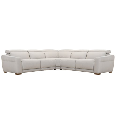Napa Power Reclining Leather Sectional with Power Headrest Get FREE Leather Samples
