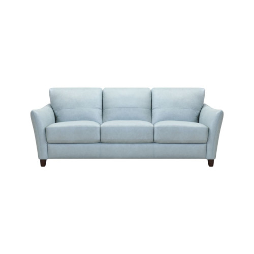 Heavenly Sky Blue Leather