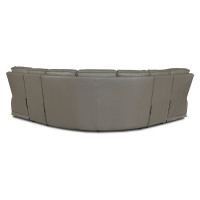 Coasta Power Reclining Leather Sectional - Available With Power Tilt Headrest | Power Lumbar