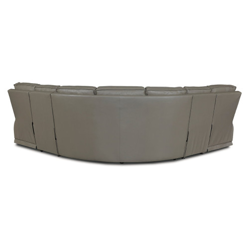 Coasta Power Reclining Leather Sectional - Available With Power Tilt Headrest | Power Lumbar