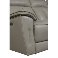 Coasta Power Reclining Leather Sofa or Set - Available With Power Tilt Headrest | Power Lumbar