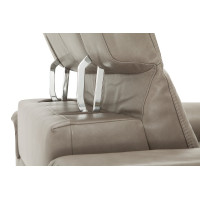 Kerren Power Reclining Leather Sectional with Power Adjustable Headrest