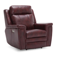 Anselia Power Reclining Leather Sofa or Set - Available With Power Tilt Headrest