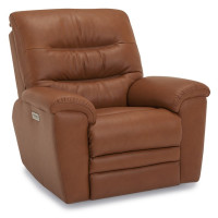 Kaela Power Reclining Leather Sectional - Available With Power Headrest | Power Lumbar
