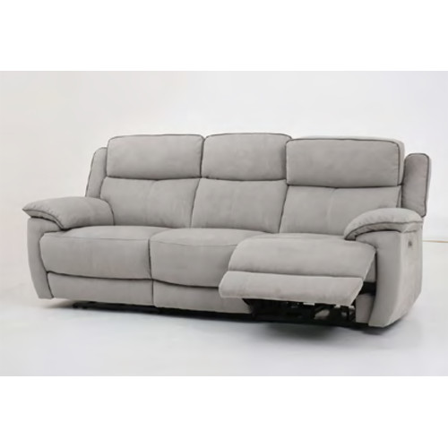 Frana Power Reclining Leather Sofa or Set With Power Tilt Headrest
