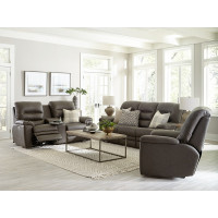 Kaela Power Reclining Leather Sofa or Set - Available With Power Tilt Headrest | Power Lumbar