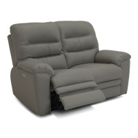 Kaela Power Reclining Leather Sofa or Set - Available With Power Tilt Headrest | Power Lumbar