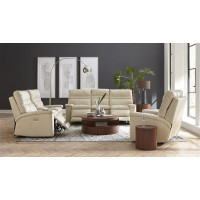 Tolia Power Reclining Leather Sofa or Set - Available With Power Tilt Headrest | Power Lumbar