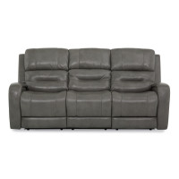 Adria Power Reclining Leather Sofa or Set - Available With Power Tilt Headrest | Power Lumbar