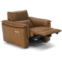 Natuzzi Editions C176 Amorevole Power Reclining Leather Sofa or Set - Available With Power Tilt Headrest | Power Lumbar
