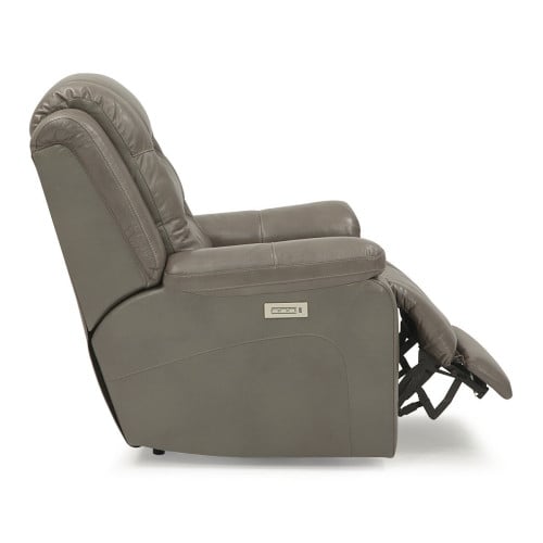 Lenna Power Reclining Leather Sofa or Set - Available With Power Tilt Headrest | Power Lumbar