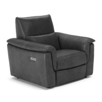 Natuzzi Editions C176 Amorevole Power Reclining Leather Sofa or Set - Available With Power Tilt Headrest | Power Lumbar