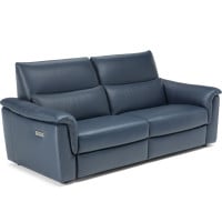 Natuzzi Editions C176 Amorevole Power Reclining Leather Sofa or Set - Available With Power Tilt Headrest | Power Lumbar