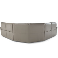 Natuzzi Editions C176 Amorevole Power Reclining Leather Sectional - Available With Power Tilt Headrest | Power Lumbar