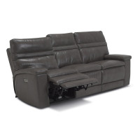 Tolia Power Reclining Leather Sofa or Set - Available With Power Tilt Headrest | Power Lumbar
