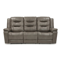 Lenna Power Reclining Leather Sofa or Set - Available With Power Tilt Headrest | Power Lumbar