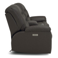 Kaela Power Reclining Leather Sofa or Set - Available With Power Tilt Headrest | Power Lumbar