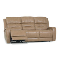 Adria Power Reclining Leather Sofa or Set - Available With Power Tilt Headrest | Power Lumbar