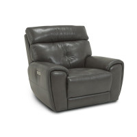 Wessa Power Reclining Leather Sofa or Set - Available With Power Tilt Headrest | Power Lumbar