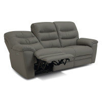 Kaela Power Reclining Leather Sofa or Set - Available With Power Tilt Headrest | Power Lumbar