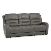 Adria Power Reclining Leather Sofa or Set - Available With Power Tilt Headrest | Power Lumbar