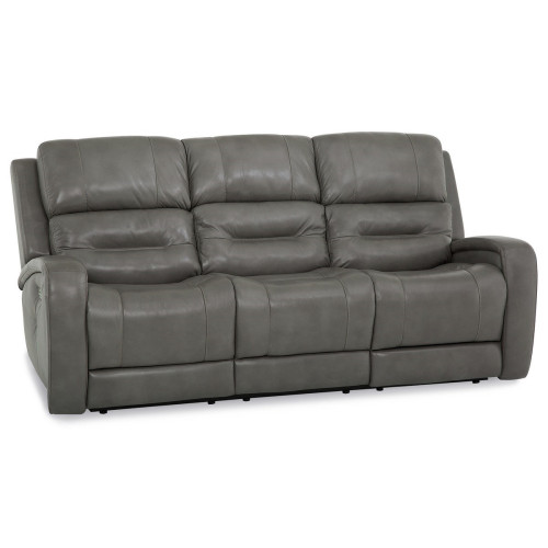 Adria Power Reclining Leather Sofa or Set - Available With Power Tilt Headrest | Power Lumbar