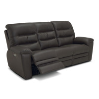 Kaela Power Reclining Leather Sofa or Set - Available With Power Tilt Headrest | Power Lumbar